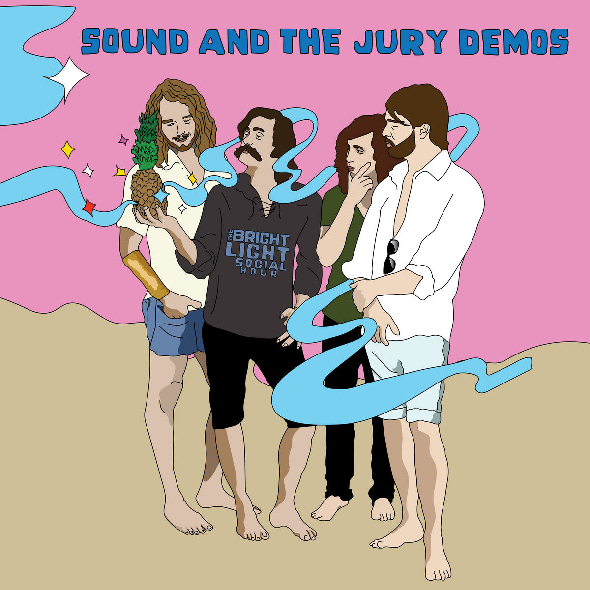 'Sound and the Jury Demos' 7" Vinyl Pair - Blue + Pink